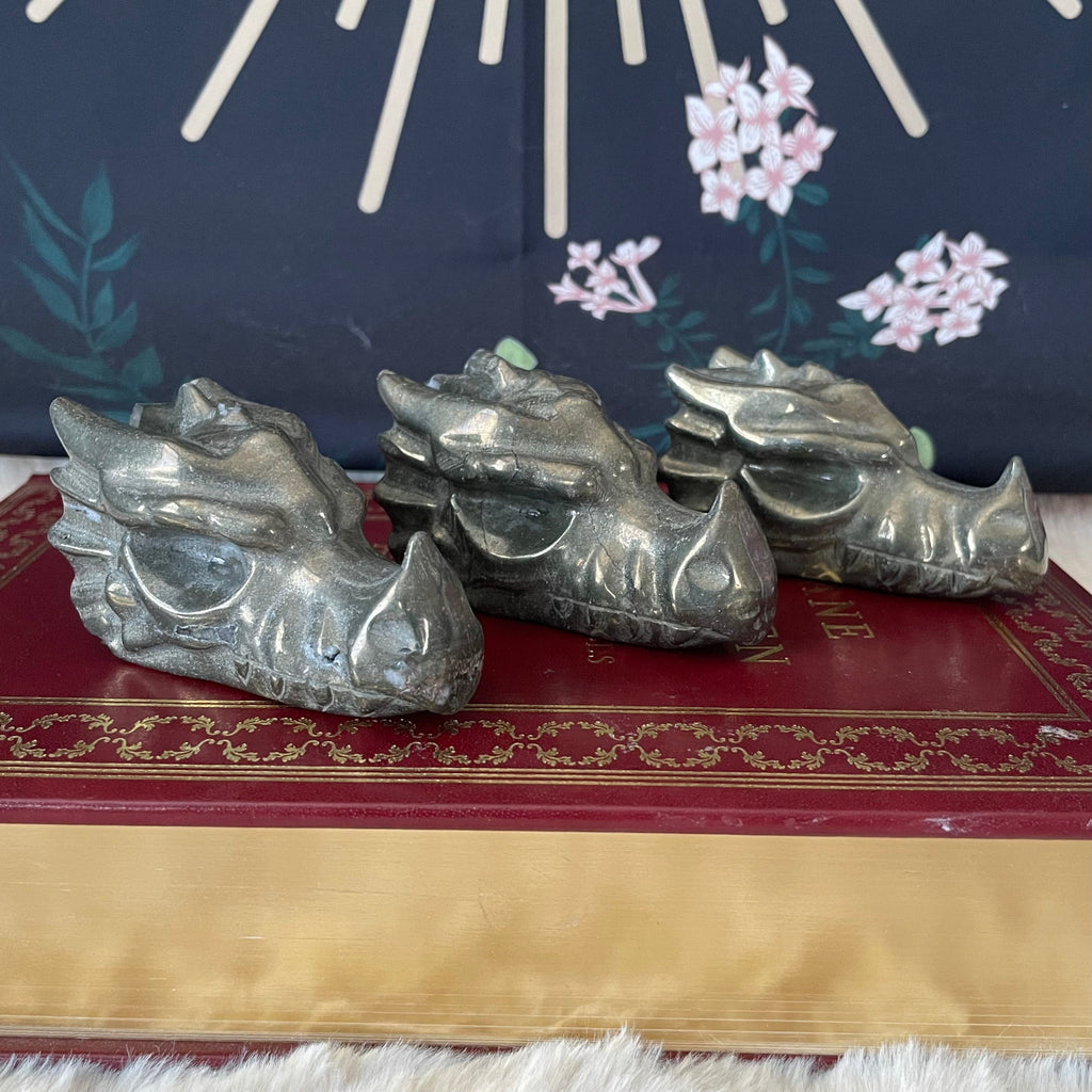 Pyrite Dragon Head