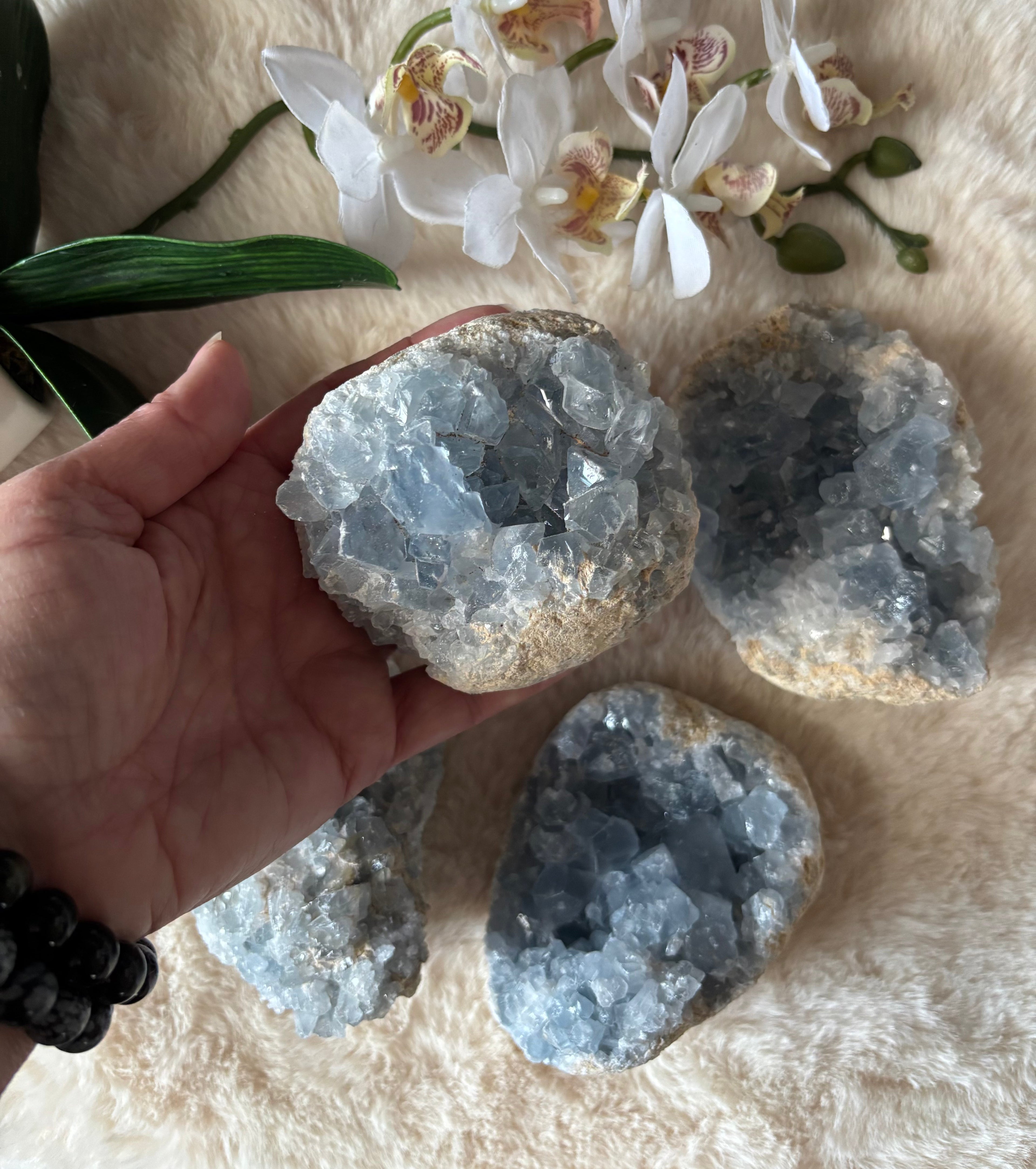 Celestite Cluster