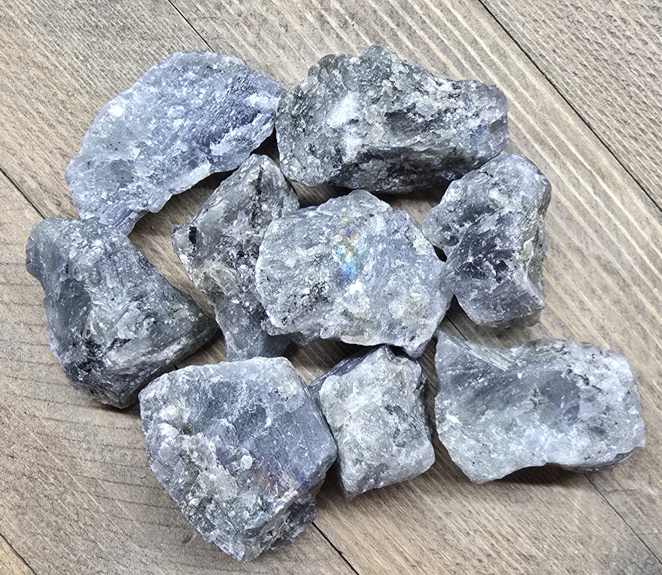 Half Pound Raw Labradorite Crystals – Natural Stone for Protection & Intuition