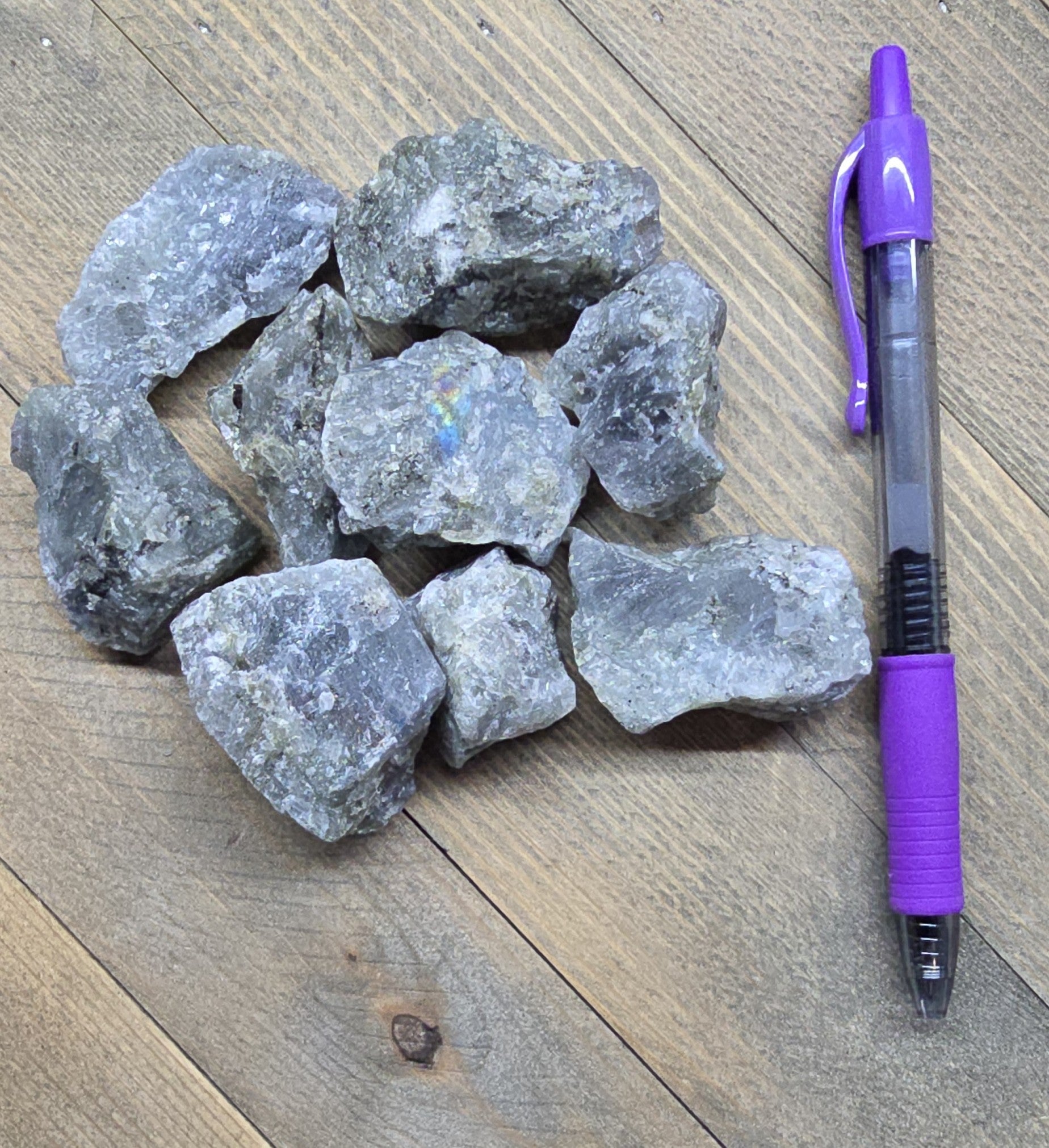 Half Pound Raw Labradorite Crystals – Natural Stone for Protection & Intuition