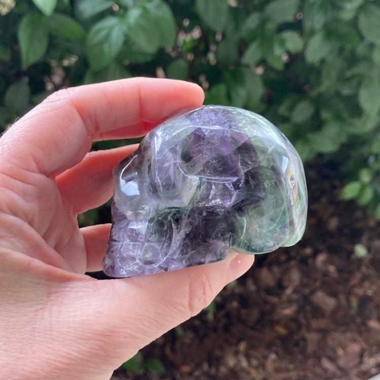 Fluorite Skull