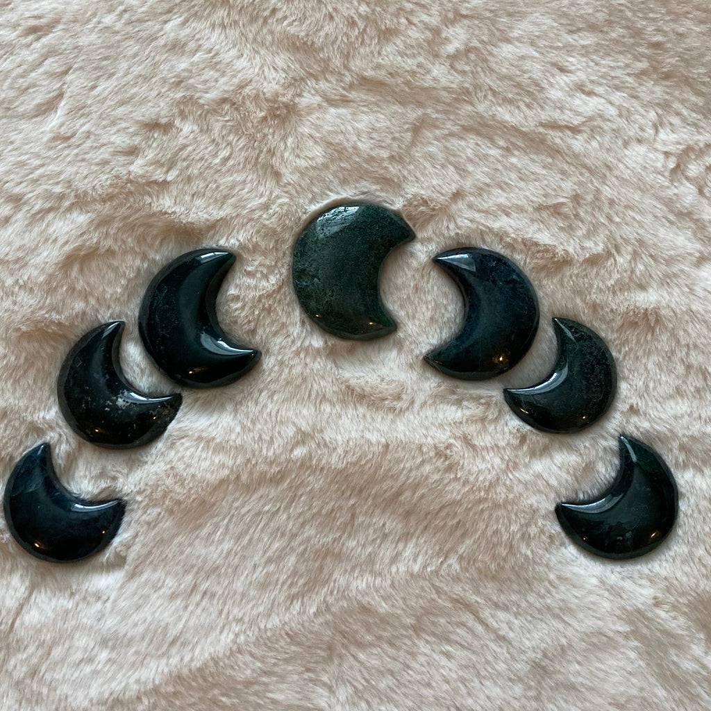 Moss Agate Moon