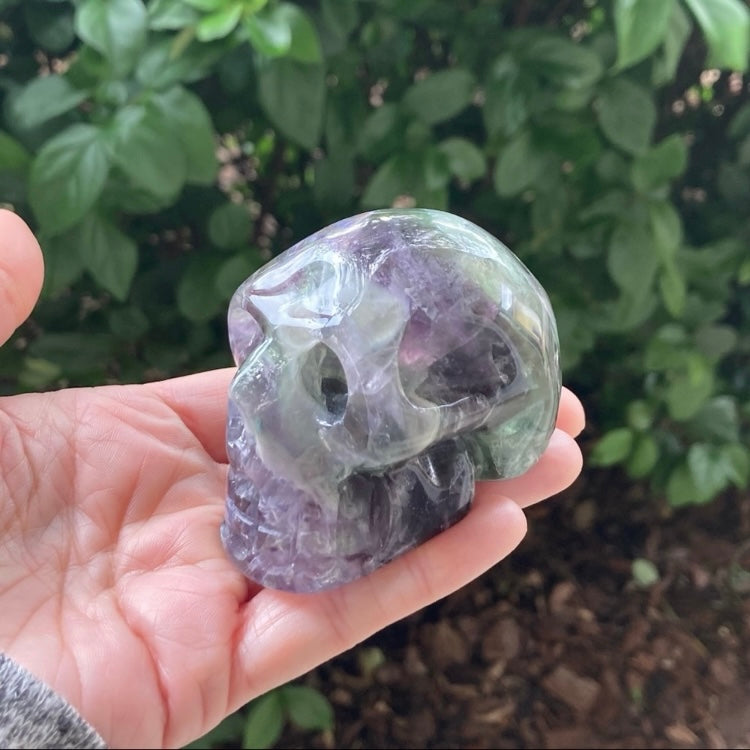 Fluorite Skull