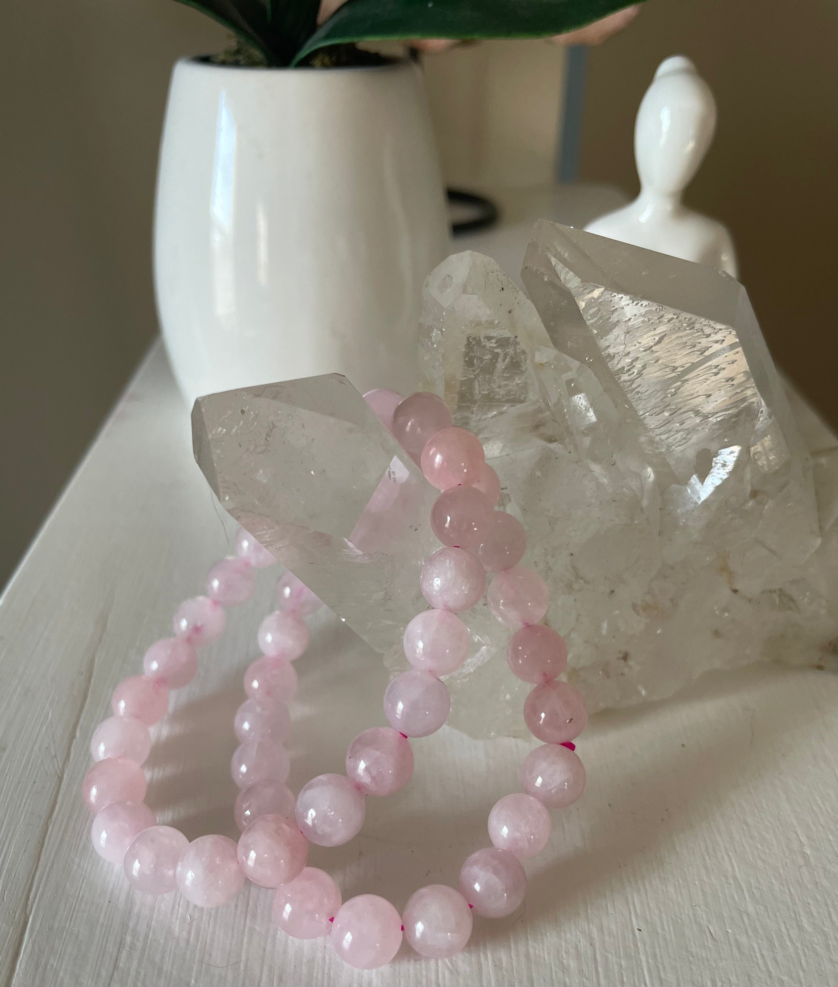 Rose Quartz Stretch Bracelet