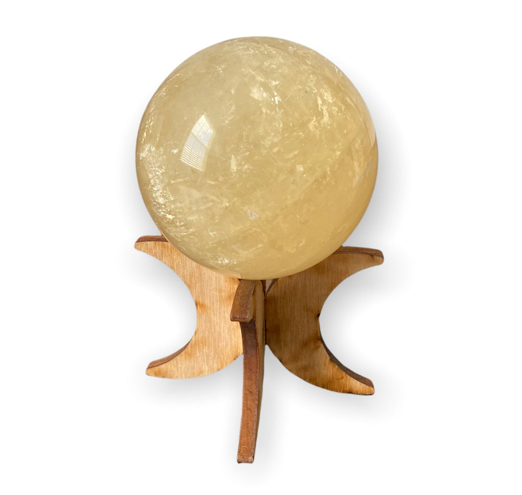 Honey Calcite Sphere