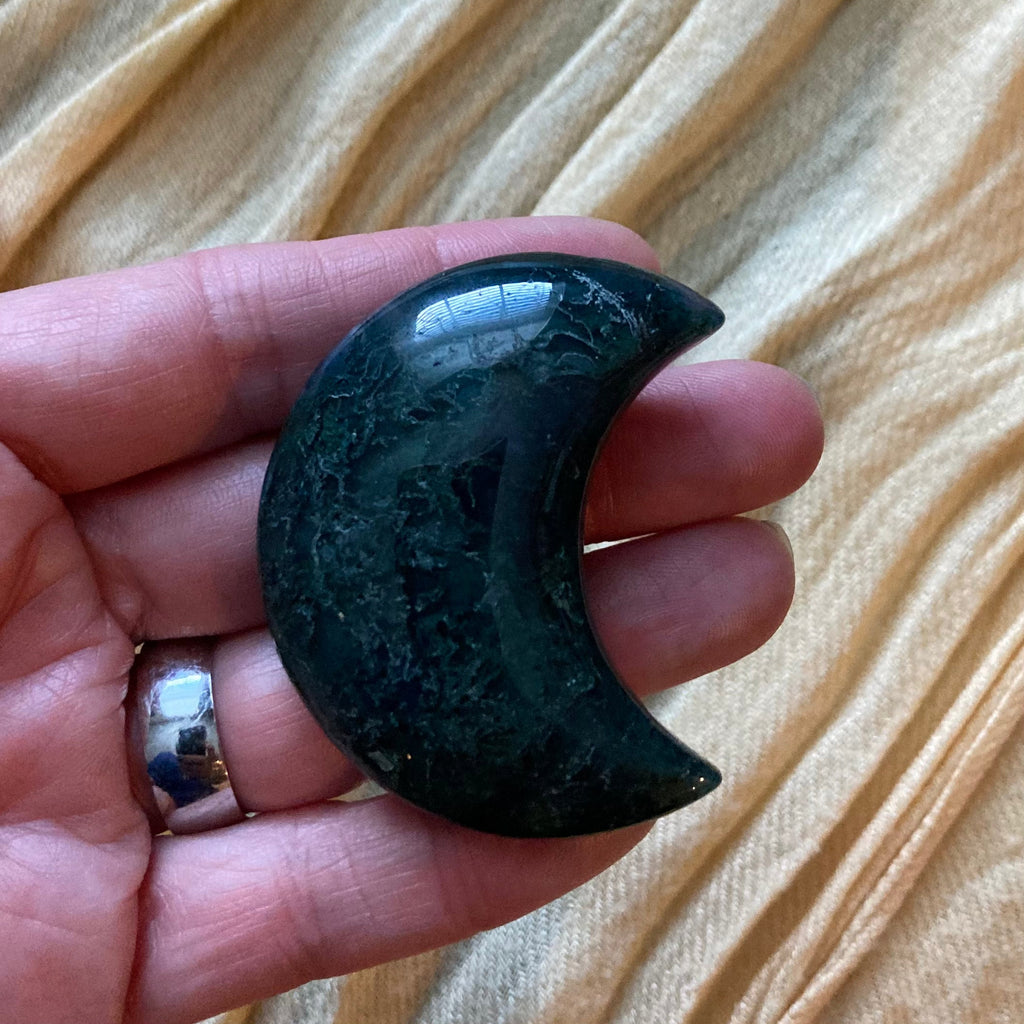 Moss Agate Moon