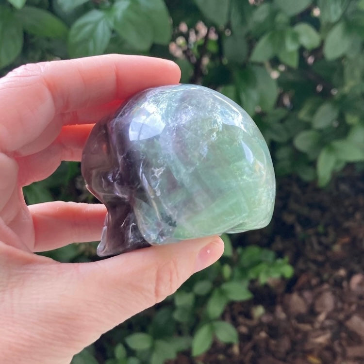 Fluorite Skull